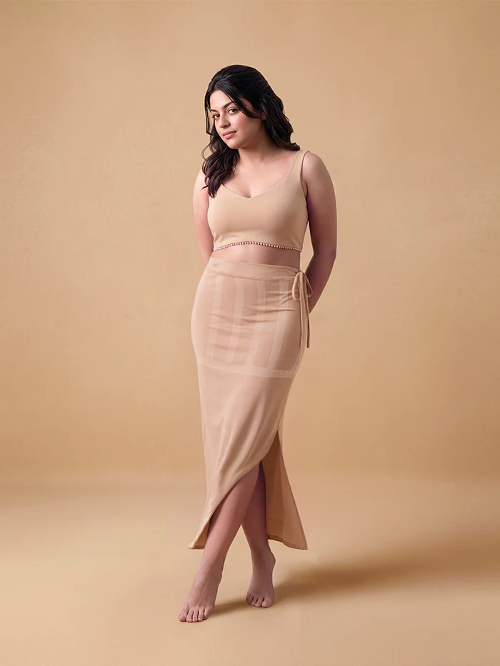 Dermawear Women Saree Shapewear-Skin