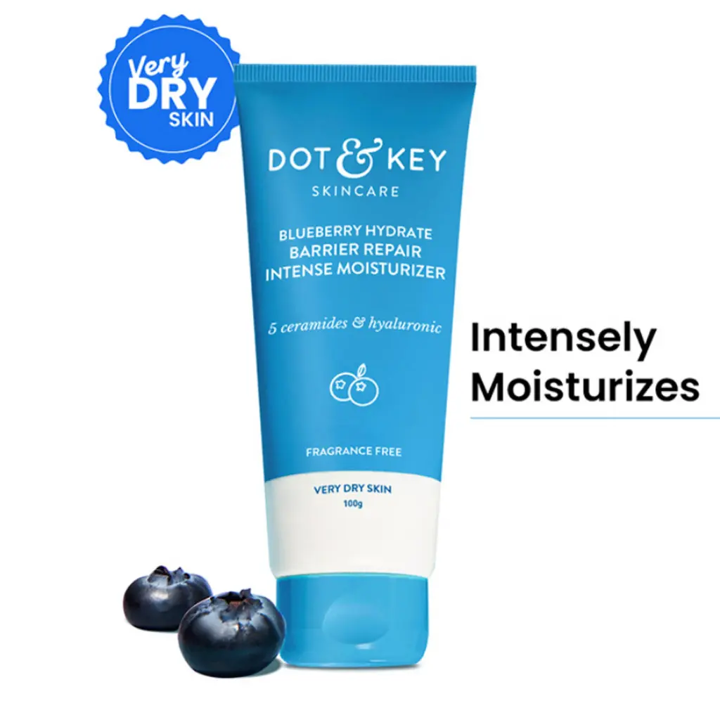 Dot & Key-Blueberry Hydrate Barrier Repair Intense Moisturizer, With 5 Ceramides, For Very Dry Skin