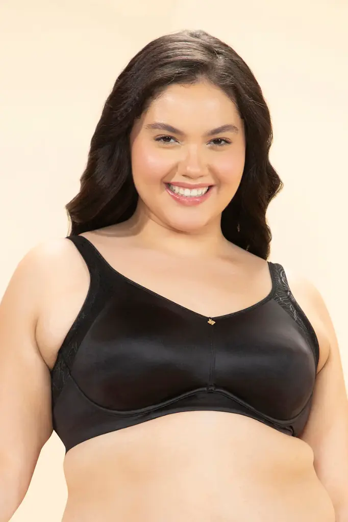 AMANTE-A78001-ELEGANT SUPPORT BRA -BLACK