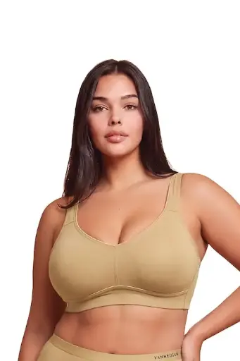 Van Heusen Women Candied Ginger Solid Plus Size Wireless Minimizer Bra