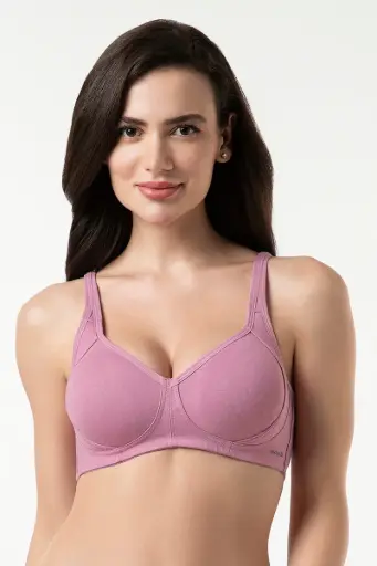  Amante-Cool Contour Non-Padded Non-Wired Bra with Aloe Finish -Mauve Orchid