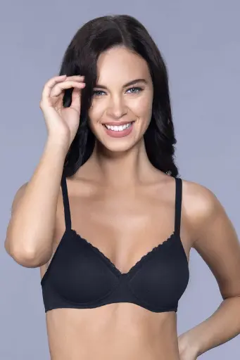 Amante-Cotton Casuals Padded Non-Wired T-Shirt Bra 