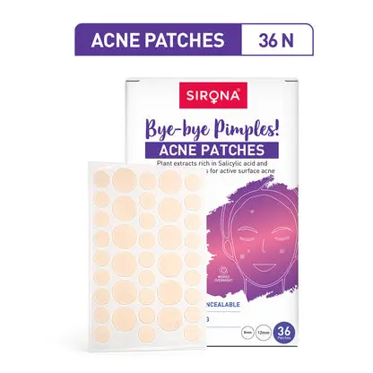 [Acne Pimple Patch-36 patches] Sirona-Acne Pimple Patch For Face (Pack of 36 Patches)