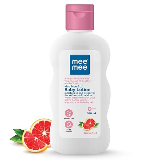 [MEE MEE-BABY LOTION-100ML] Mee Mee-Soft Moisturizing Baby Lotion with Fruit Extracts, 100ml
