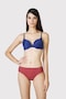 Van Heusen Women Dark Assorted Print Pack of 3 Allover Print Anti Bacterial No Marks Waistband Bikini Panty
