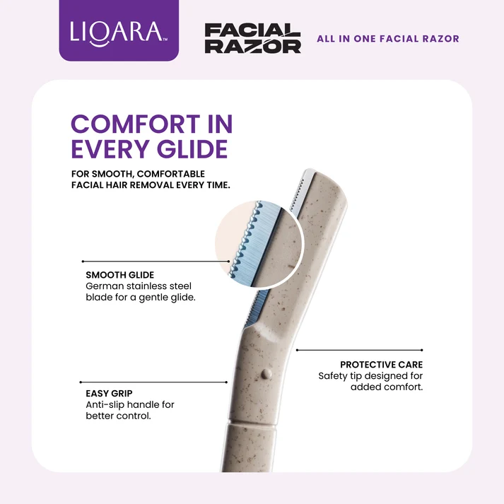 [LIOARA-RAZOR-PACK OF 3] LIOARA-Facial Razor Pack of 3