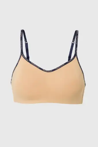 Van Heusen Women Candied Ginger Solid Seamless Cups Non Padded Cami Bra