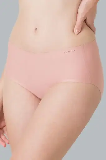 Van Heusen Women Ash Rose Solid No Visible Panty Line Easy Stain Release Gusset Invisilite Hipster Panty