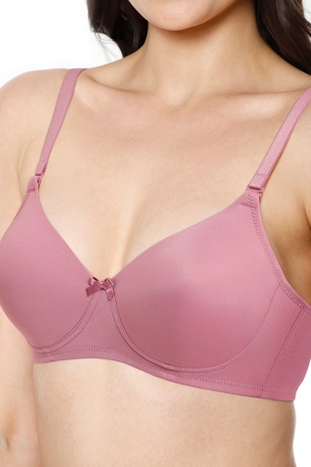  Amante-Smooth Charm Padded Non-Wired T-Shirt Bra - Mesa Rose